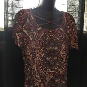 Stretchy Patterned Dress